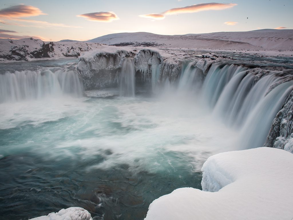 Godafoss waterval in Noord-IJsland